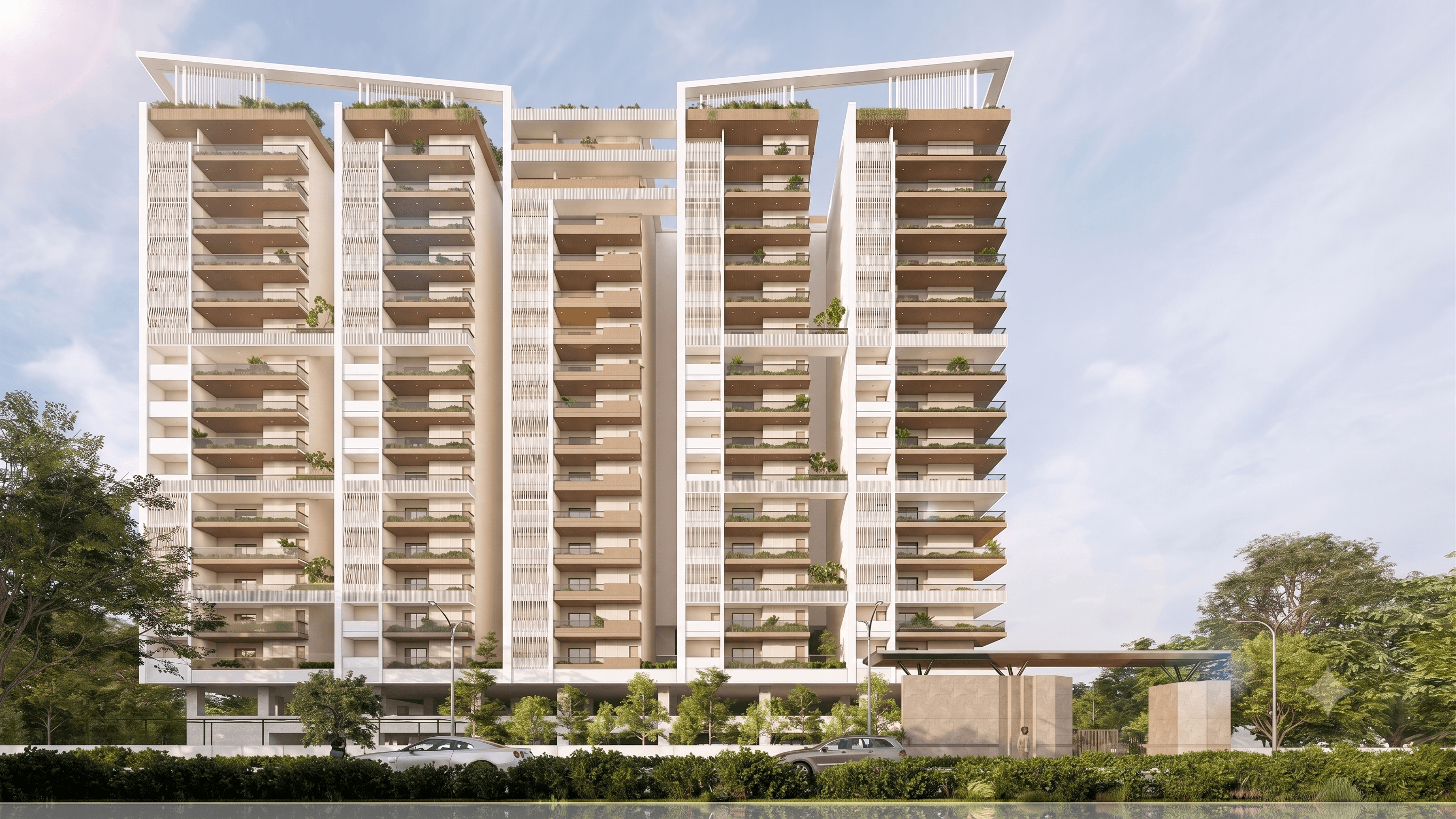 Luxury residential tower in Hyderabad